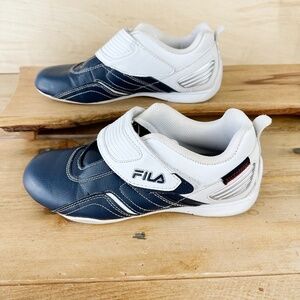 Fila Firestone Racer Round Toe Sneakers Size 7 Blue White‎
